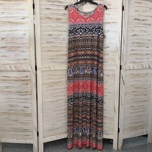 Chico's Geometric Print Maxi Dress